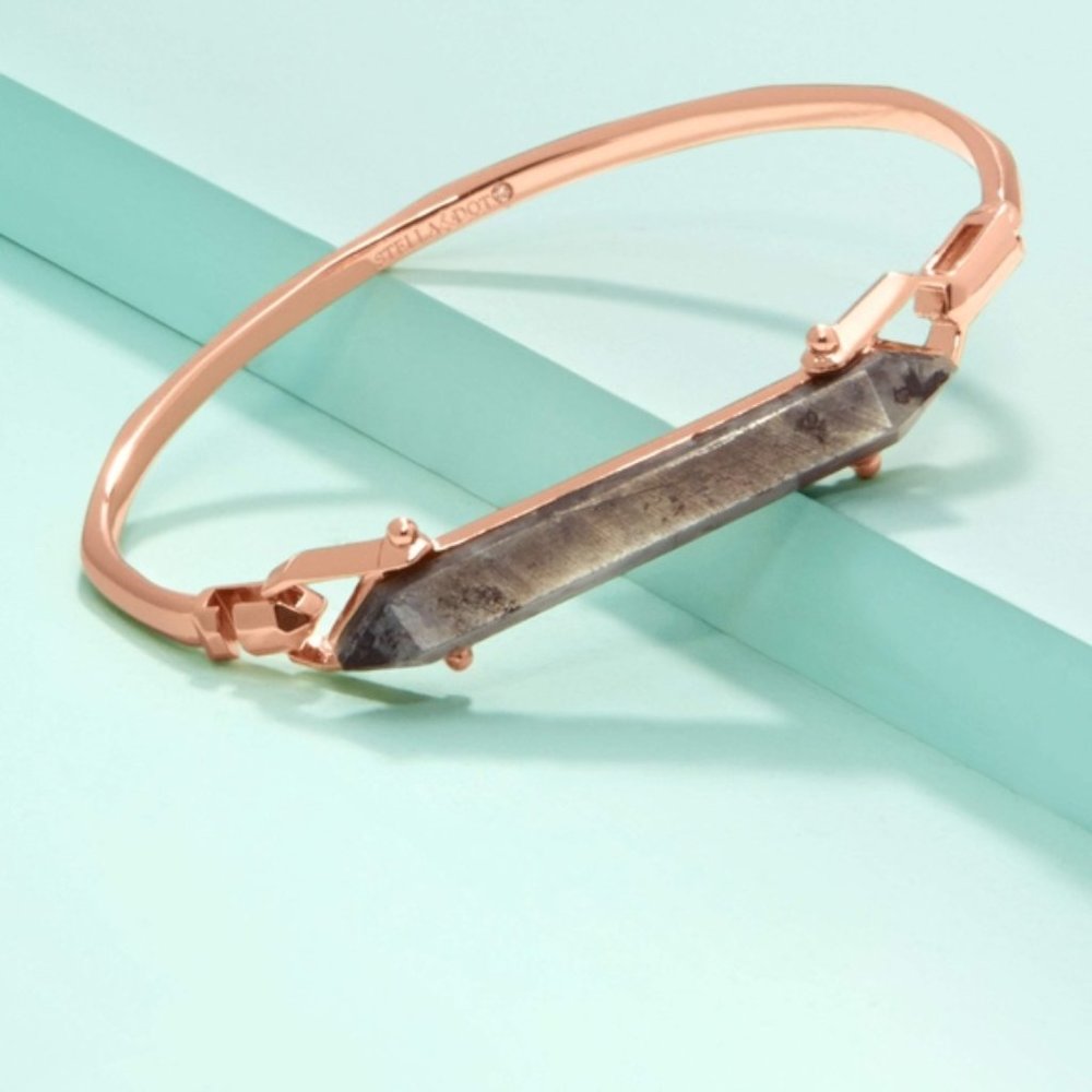 [Stella & Dot]  Stone Rebel Bracelet- Rose Gold
